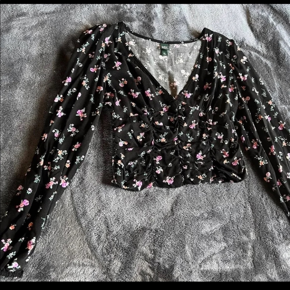 Floral crop top